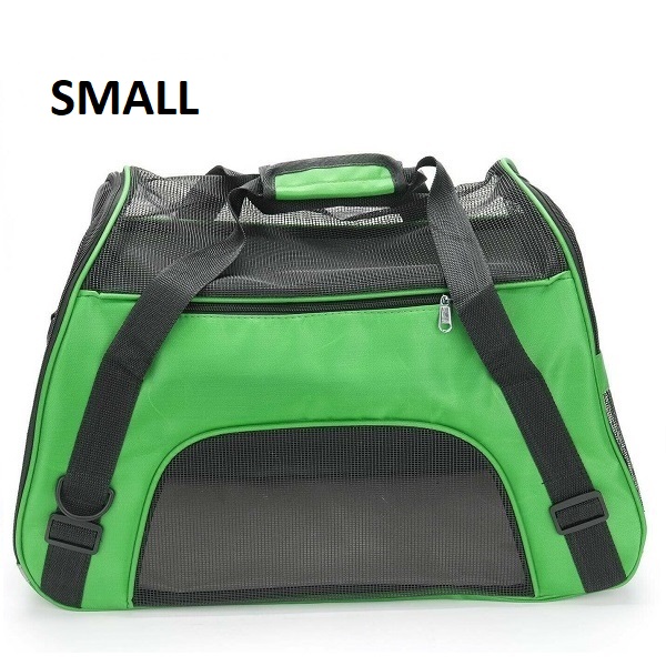 Small Pet Carrier Bag AVC Portable Soft Fabric Folding Dog Cat Puppy Travel